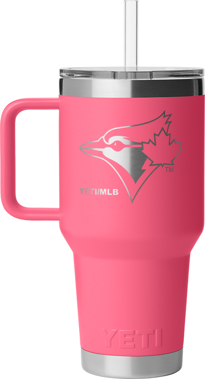 Toronto Blue Jays 14oz Relief Mug – Ceramic Team Mug With 3D Raised Logo, Stripe Detail, Microwave & Dishwasher Safe