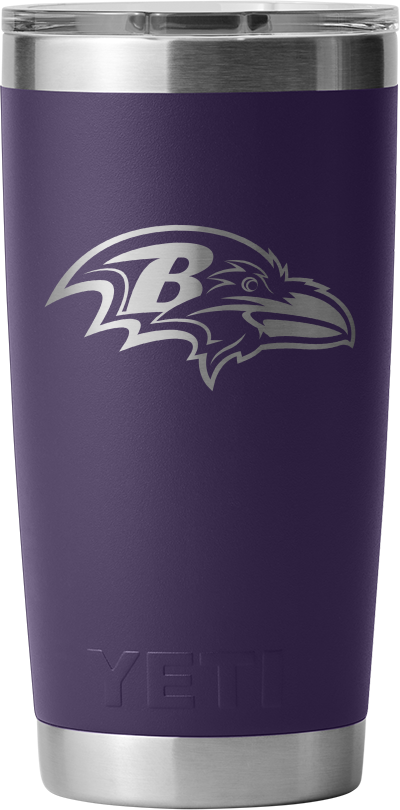Baltimore Ravens Yeti Rambler 20 oz Tumbler